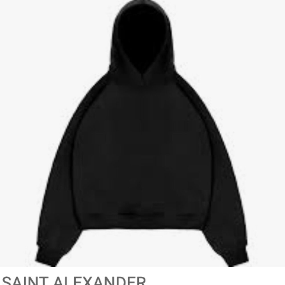 SAINT ALEXANDER V2 Hoodie In Shadow black sweatshirt 8